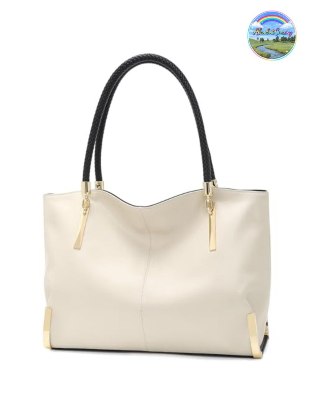 Genuine Leather Large Tote Handbag Minimalist Shoulder Bag Women